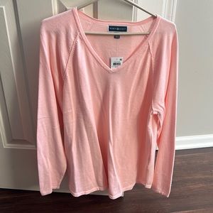 Karen Scott sweater light pink never worn